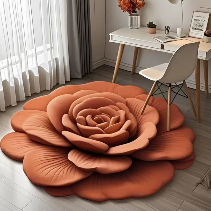 3D Floral Plush & Diatomaceous Earth Floor Mat (60*50) @ Just Rs.599/-