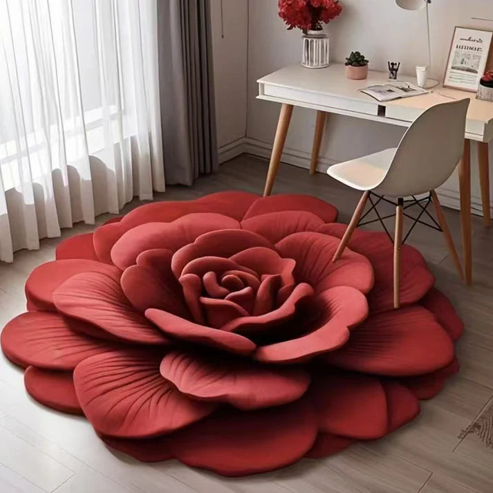 3D Floral Plush & Diatomaceous Earth Floor Mat (60*50) @ Just Rs.599/-