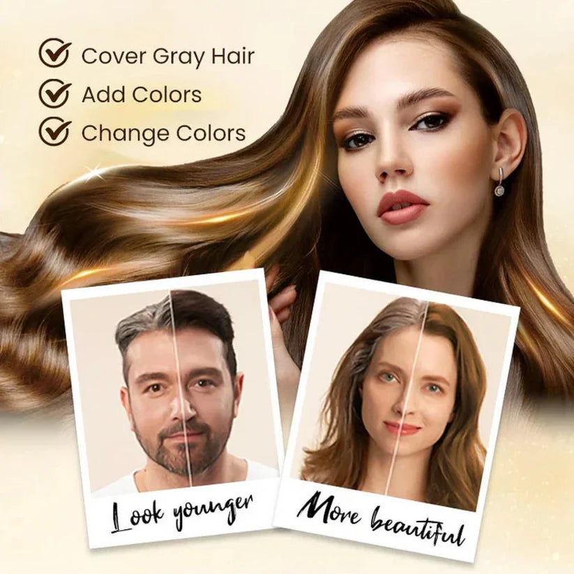 ✨Japanese Long Lasting Natural Hair Dye Shampoo GET 3 🔥