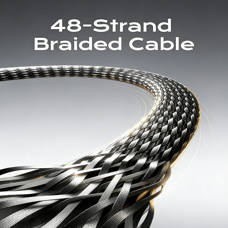 240W USB-C Fast Charging Cable with Phone Stand – Durable Type-C Charger for Android Devices