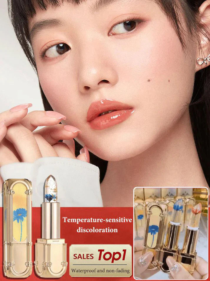 🔥BUY 1 GET 1 FREE 🏆 Premium Color Changing Lipstick with Flowers