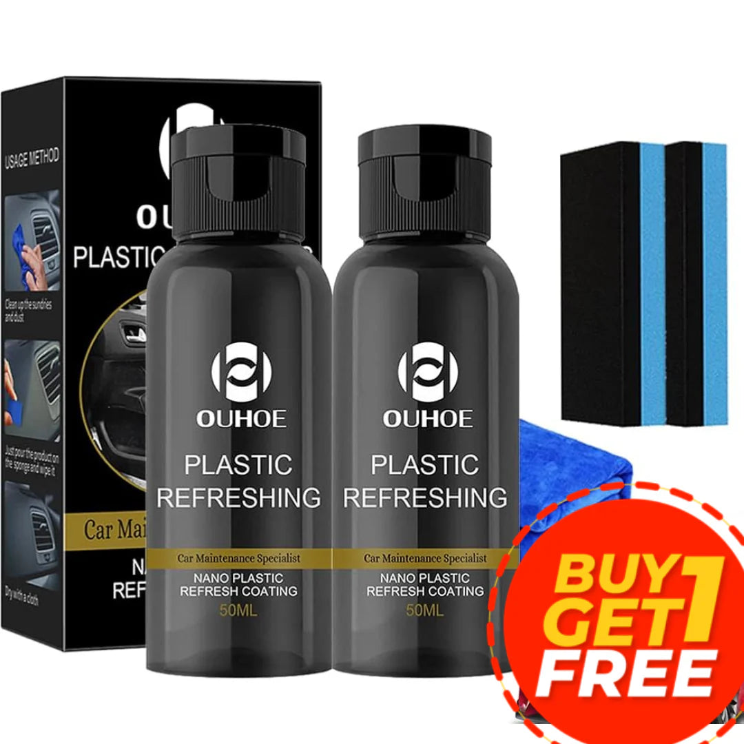 🚘 OUHOE Plastic Revitalizing Polishing Agent (Buy 1 Get 1 FREE)