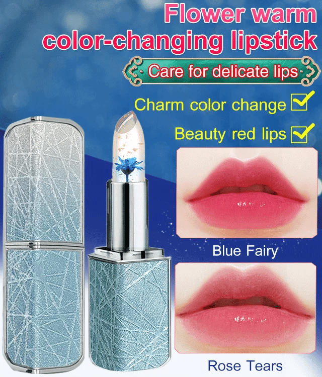 🔥BUY 1 GET 1 FREE 🏆 Premium Color Changing Lipstick with Flowers