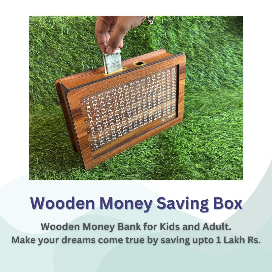 Money Saving Challenge Box (Piggy Bankk)