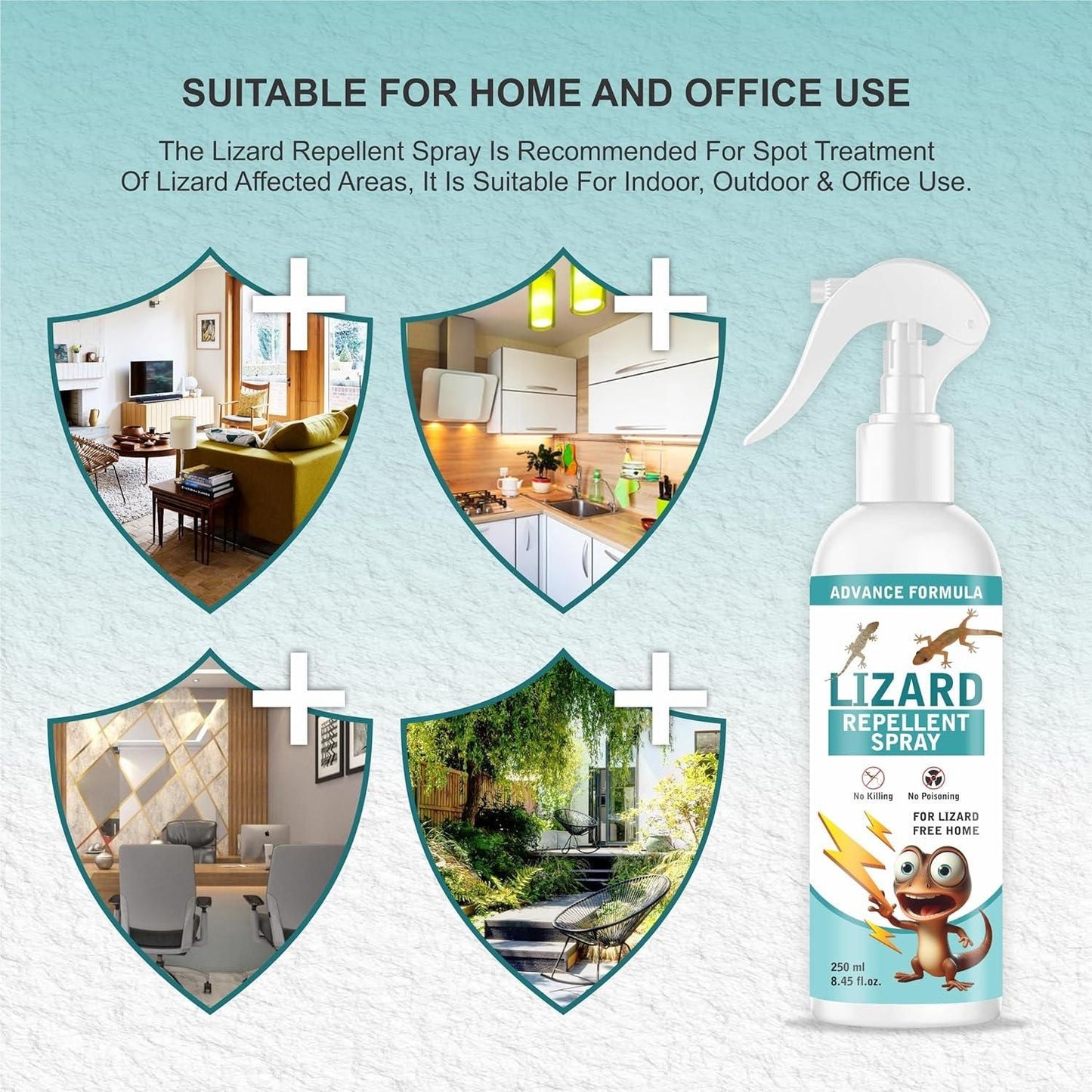 Lizard Repellent Spray (Pack of 2)