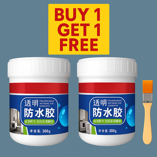 💧Buy 1 Get 1 FREE – Transparent Strong Waterproof Glue + Free Brush!🔥
