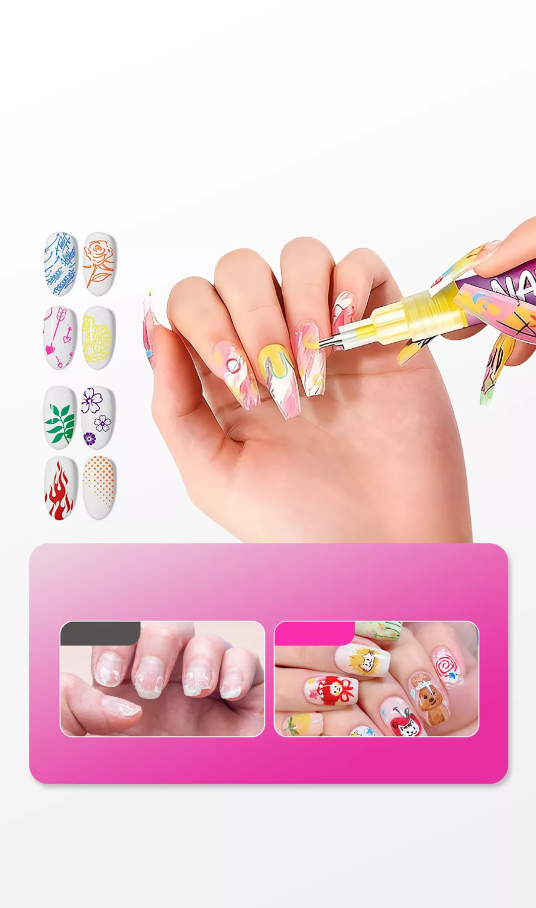 🎁Hot Sale 50% OFF⏳12 Colors Nail Art Pens Set