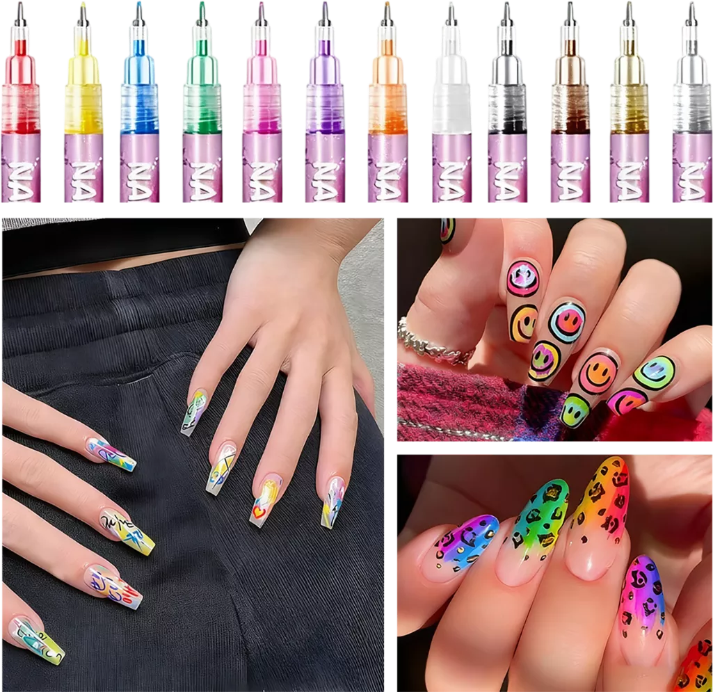 🎁Hot Sale 50% OFF⏳12 Colors Nail Art Pens Set