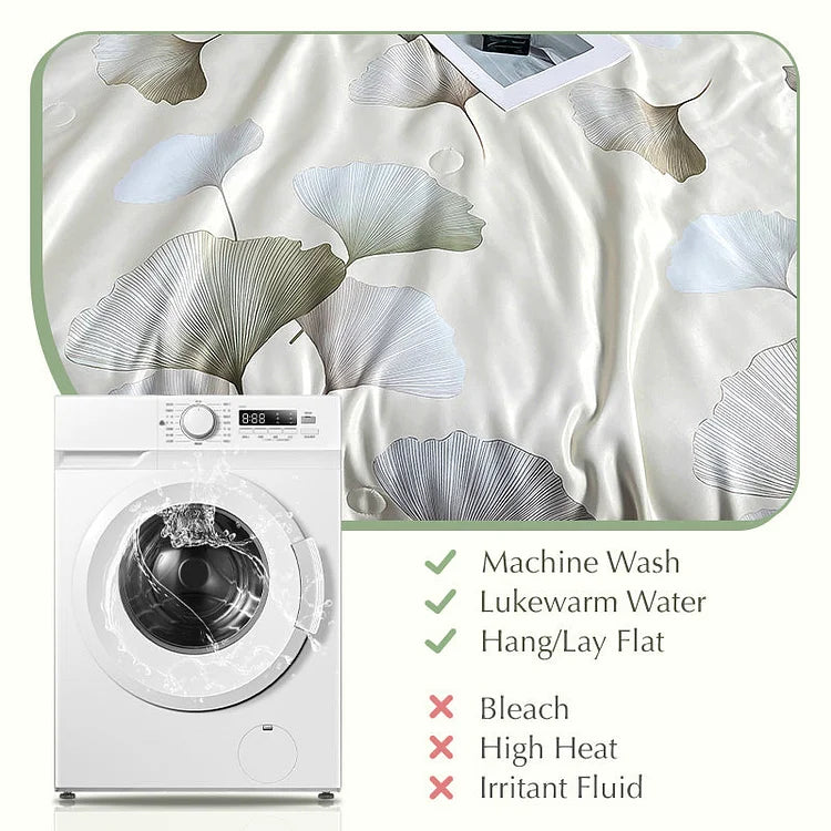 Cooling Breathable Floral Bed Sheet With 2 Pillow Cover