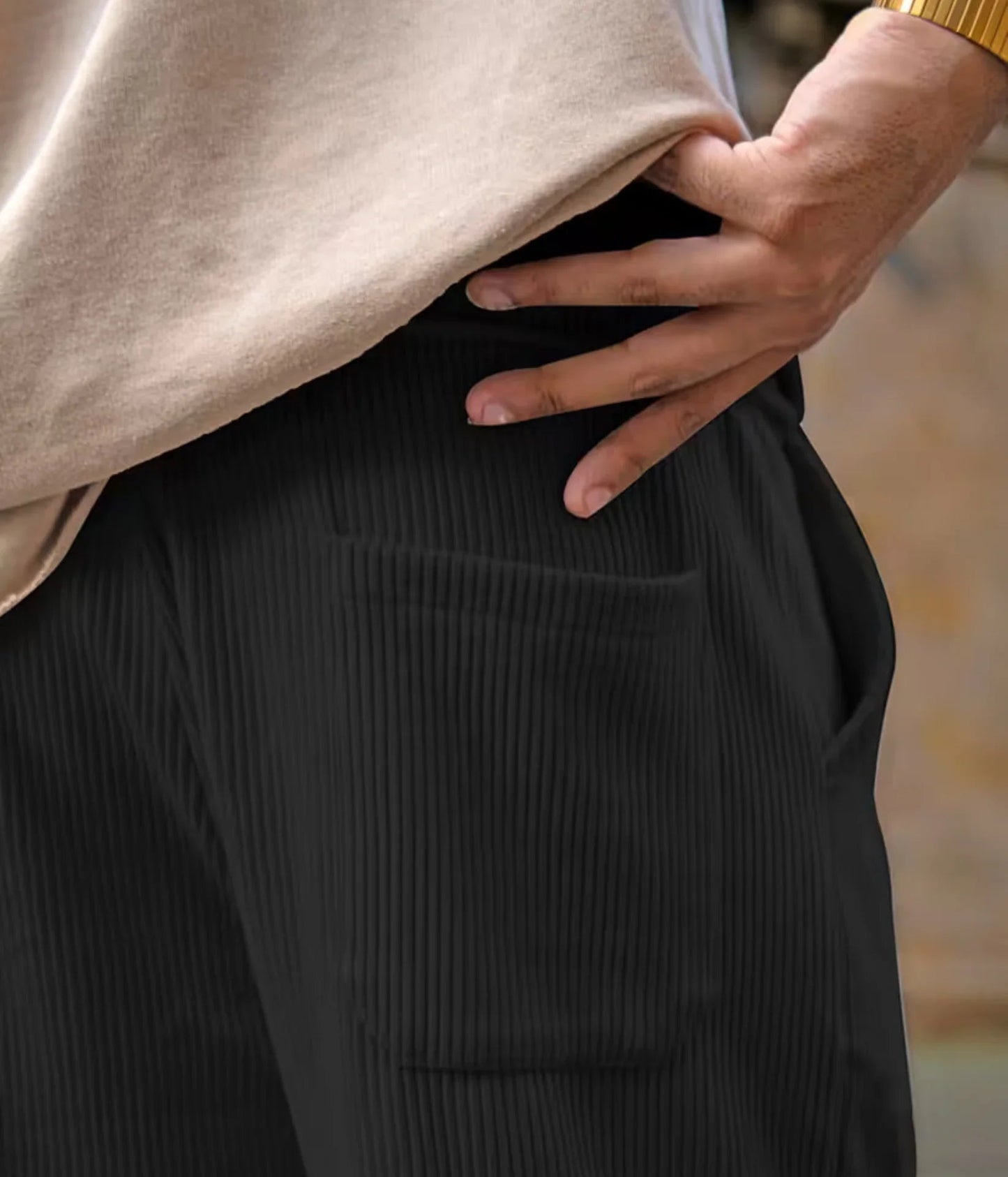 Combo of 2 Cuadray Fabric Stylish Pants | Perfect Blend of Comfort & Style - Black & Grey (Buy 1 Get 1 Free🔥🔥)