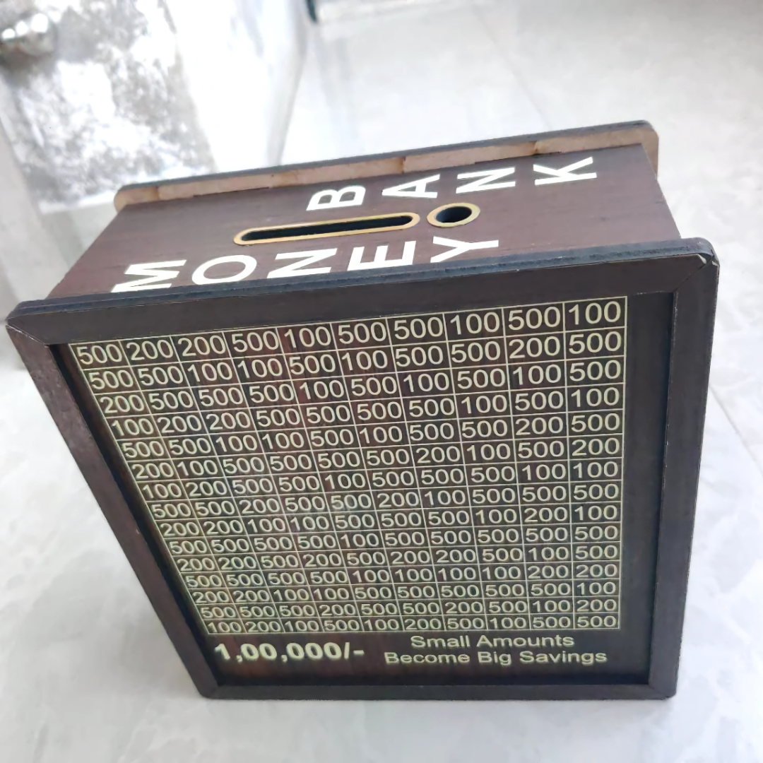 Money Saving Challenge Box (Piggy Bankk)